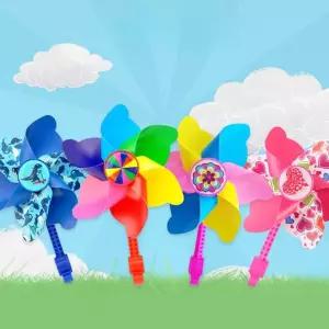 핸들형 킥보드 바람개비 초등 유아 어린이 자전거 씽씽카 악세사리 유모차 장식