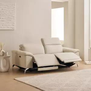 삼익가구 제로월 메이든 헤드틸팅3인 리클라이너가죽소파_양방향