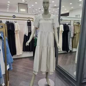 [시슬리]핀턱 셔링 롱 원피스( SAOPD3431 카키,네이비,블랙)_DJ