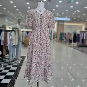 [시슬리]플라워 프린트 원피스 (SAOPD5431 크림,블랙)_DJ