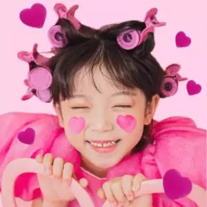 [롯데백화점]디엘프렌즈(아동) 디엘프렌즈_하트스탬프치크 쥬디핑크,어린이볼터치,하트볼터치