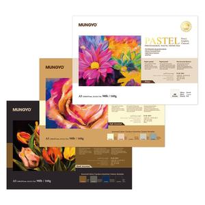 문교 파스텔 전용지 도화지 A3 160g 20매 전용패드 오일 드라이 연필 챠콜 중성지