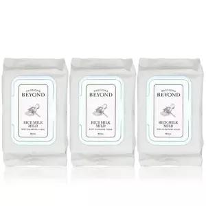 비욘드 라이스밀크 마일드 딥 클렌징 티슈 50매 3개