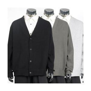 빅사이즈가디건 C이중지건 와이넥 폴리면 가슴120~145cm까지