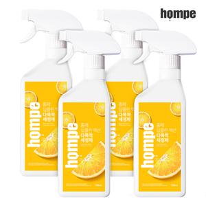 홈페 딥클린 액션 다목적세정제 750ml x 4개입 화장실 주방 찌든때 기름때 청소세제