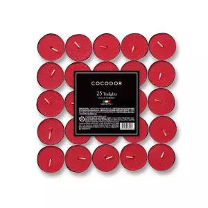 코코도르 아로마 티라이트 25P 생일 기념일 프로포즈 파티용품 촛불 캔들