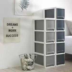 모던 5단 슬림 서랍장 플라스틱 수납장 틈새 옷장 주방 정리함 220