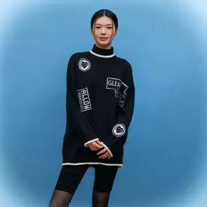 [LAP](강남점)러브패치 목폴라 오버핏니트 AQ4KHA22