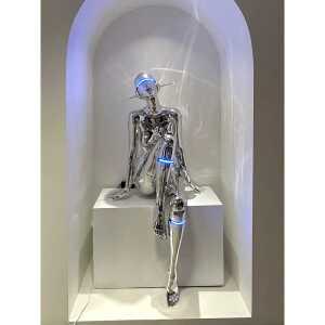 대형 사이보그 여신 로봇 인더스트리얼 피규어 장식품