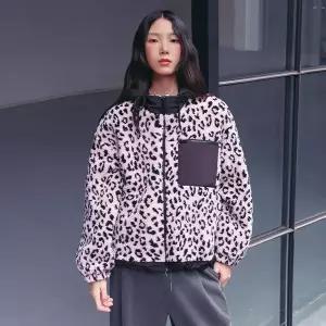 [LAP](강남점)호피 퀼팅 뽀글이 무스탕 점퍼 AQ4MZA60