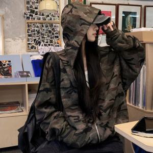 [대박난박양]밀리터리 오버핏 후드 집업/여성의류/오피스룩/데일리룩/유니크룩/빅사이즈