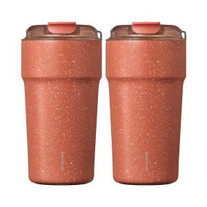 락앤락 메트로 카페 세라믹 텀블러 라이트브라운 500ml, 2개