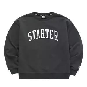 [스타터 블랙라벨]아치로고 스웨트 셔츠 (차콜) SA241IMM01_CHC