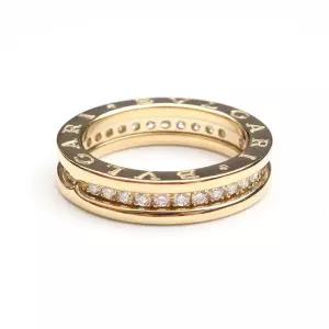 [중고명품] 다이아 비제로원 옐로우골드 반지 10호