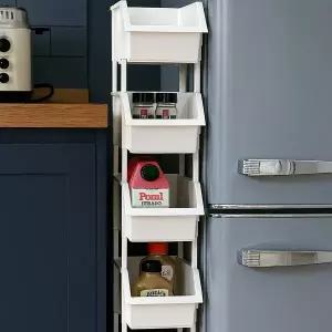 [보노하우스]이유 적층형 다용도 정리함 4P 미니 수납 바스켓