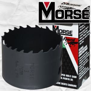 모르스 크라켄 76mm 초경 롱홀쏘 금속 유리섬유 목재 합판 플라스틱 알루미늄 호마이카 구멍 천공 홀컷터 홀카타