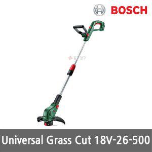 [보쉬] UniversalGrassCut18V-26-500 충전 예초기 18V 본체만 높이 각도조절 반자동 스풀 줄날 사