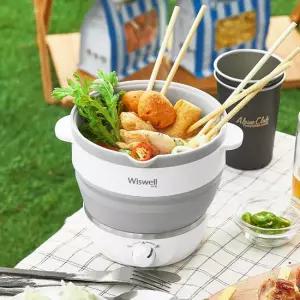 위즈웰 접이식포트 라면포트 휴대용 캠핑용 멀티포트 WK3616 G