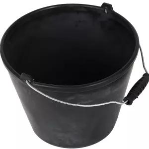HK 고무 양동이 (흑색) / 타이어 바스켓 바케스 연질 다라이 대야