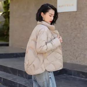 흰 2500 패딩 여성경량 오리털 숏 보노코트 겨울점퍼 환절기 잠바 의류