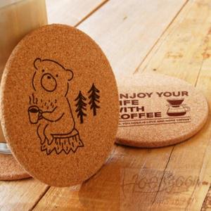 썬쓰 코르크 티코스터 컵받침 주문제작 귀여운컵받침