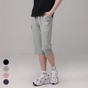 에버라스트 여성 7부 여름 바지 스트라이프 팬츠