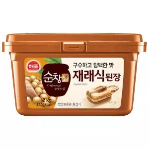 사조 해표 순창궁 재래식 된장 2kg x 1개 / 장류