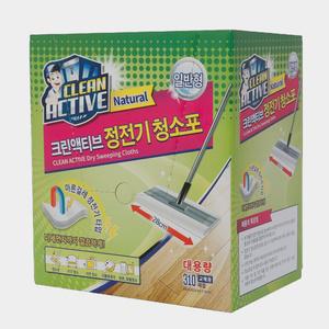크린액티브 대용량 정전기(310매) 일반형 청소포 28*21 cm 1개
