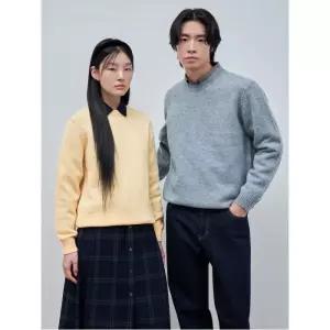 [빈폴멘] 남여공용 CozyFuzzy 라운드 니트  라이트 그린 (BC4Y51C60L)