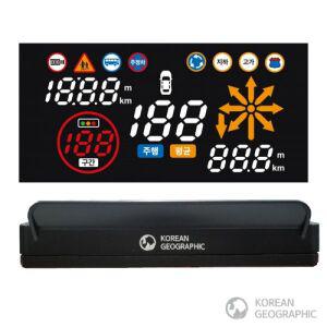 정품 코리안 지오그래픽 HUD  MHDT1 차량용 자동차맵 네비