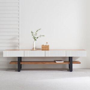 레오 템바보드 원목 2100 tv거실장