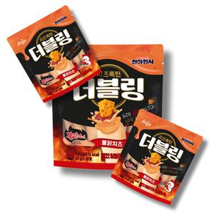 진주햄 천하장사 더블링 불닭치즈 소시지 400g(25gx16개입) 3봉