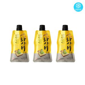 주비푸드 생와사비 골드 75g ( 함량 70% ) x 3개 / 냉장 고추냉이 아이스박스포장