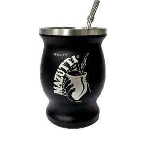 마테차 전용컵 8oz 스테인리스 실버 18cm