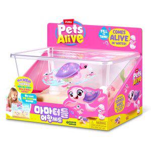 [아이비젼]펫얼라이브 마마터틀 움직이는 거북이 장난감 어항 작동완구 리얼펫