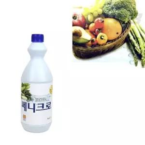 와볼샵 식기/야채소독제 쎄니크로 1L 세척제 주방용기 염소용액 식품과일소독 음식물