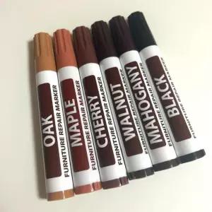 가구수리 마카펜 6컬러 마루바닥 흠집보수 셀프리폼 우드터치펜 인테리어용