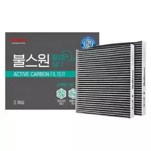 [내일도착]불스원 활성탄 에어컨 필터 2개입