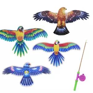 앵무새 독수리 연날리기 얼레 낚시대 세트/아동/키즈/DIY/어린이/유치원/남아/여아/모양/동물/수업/학습/