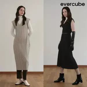 에바큐브 25FW 플리츠 원피스