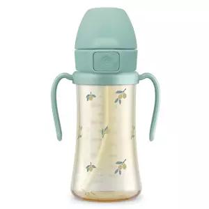 그로미미 PPSU 유아용 빨대컵 300ml x 올리브피스타치오 x 1개