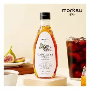 [몽크슈] 무설탕 저당 까페라떼 알룰로스 커피시럽 530g 403068