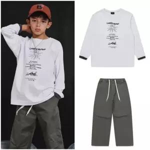 [갤러리아] 상하세트    AZG7TS01WT/AZG7PT05KK화이트티셔츠