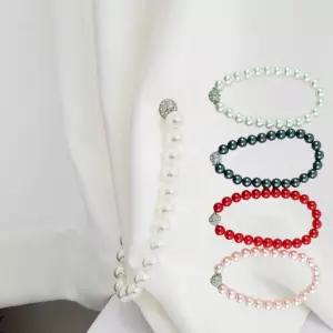 커튼 자석 타이백 마그네틱 진주 펄 커튼끈 집게 걸이 장식 자석 끈 커튼정리 홀더