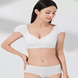 어깨패드티 어깨뽕 어깨보정속옷 심플 티셔츠 어좁이 반팔티