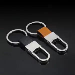 고광택 카라비너 가죽 키링 WFHWEQ4