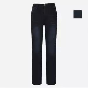 공용 엠보워싱 기모 슬림 데님팬츠  NQI606)