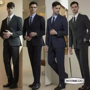 인터메조 25FW 워셔블+테일러드 수트 2벌 세트