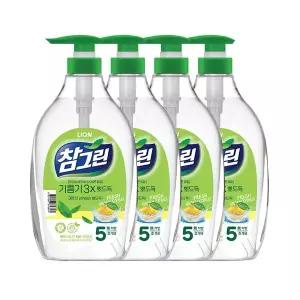 [참그린]레몬녹차 기름기뽀드득 1kg 펌프 x 4개