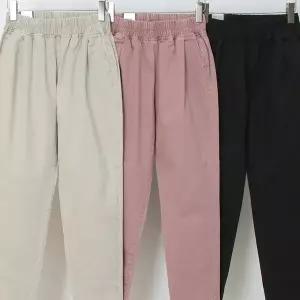 [하프클럽/]알토 밴딩 배기 팬츠 401P990S 빅사이즈 여성 509